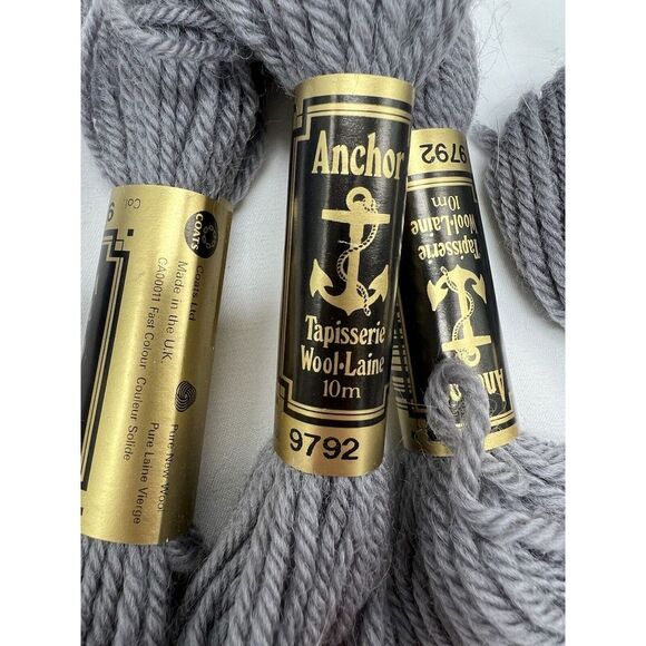 Anchor Tapestry 100% Wool (Tapisserie) 10m Skeins  Lot of 27 Various Colors - Picture 8 of 9